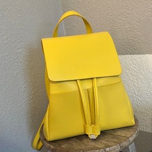Zara Yellow Backpack
